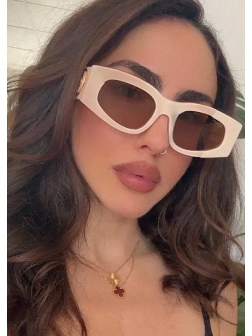 Gucci GG1754S 005 Sunglasses Burgundy Square Frame, Grey Lenses
